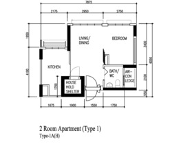 Blk 128B Eastcrown @ Canberra (Sembawang), HDB 2 Rooms #634490881